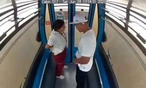 pareja en teleferico video|Pareja que salió en video sexual en teleférico de Guayaquil。